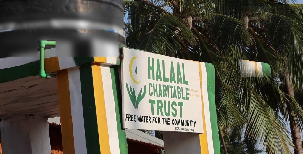 Halaal Charitable Trust borehole water tank facility